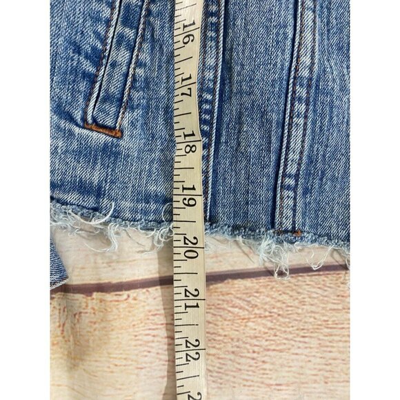 Banana Republic Women's Blue Denim Button Front Jacket - Medium - Picture 6 of 12